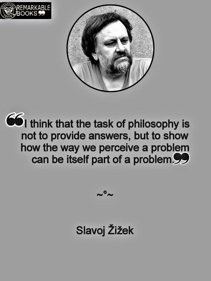 The meme is a black-and-white image of a man with a puzzled expression. The text above the image reads: "I think that the task of philosophy is not to answer questions, but to ask them."